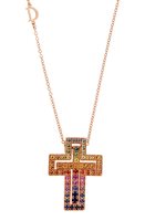 Collana Damiani Donna Belle Epoque in Oro rosa Zaffiro 20084310 - 20084310